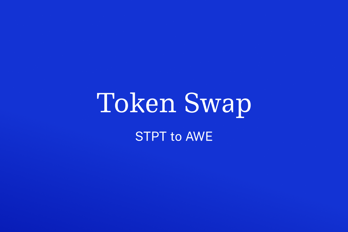 Swyftx to support Standard Tokenization Protocol (STPT) rebrand to AWE Network (AWE)