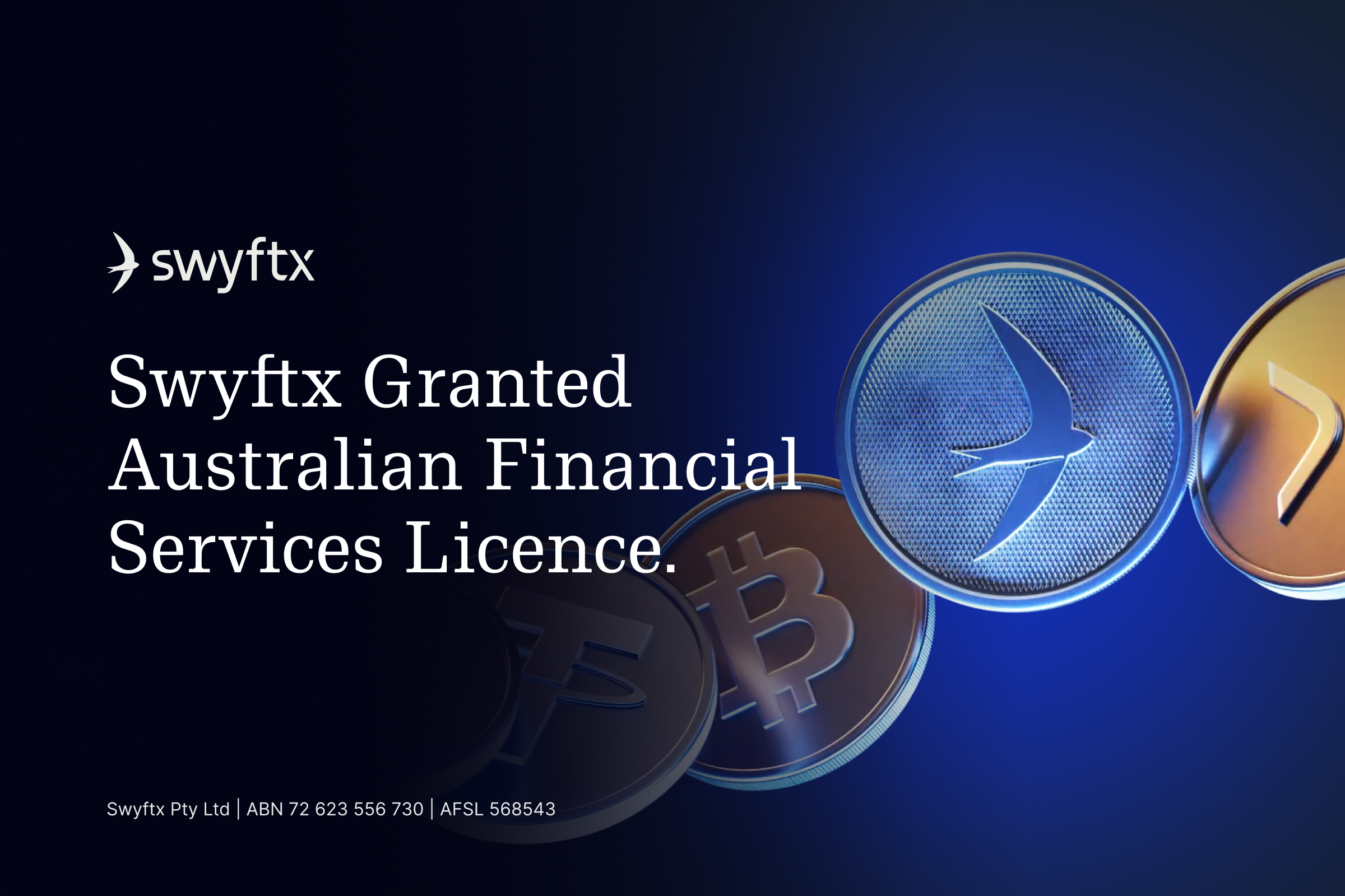 Swyftx granted Australian Financial Services Licence